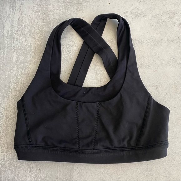 Lululemon || Run Stuff Your Bra Black 4 - Picture 2 of 6